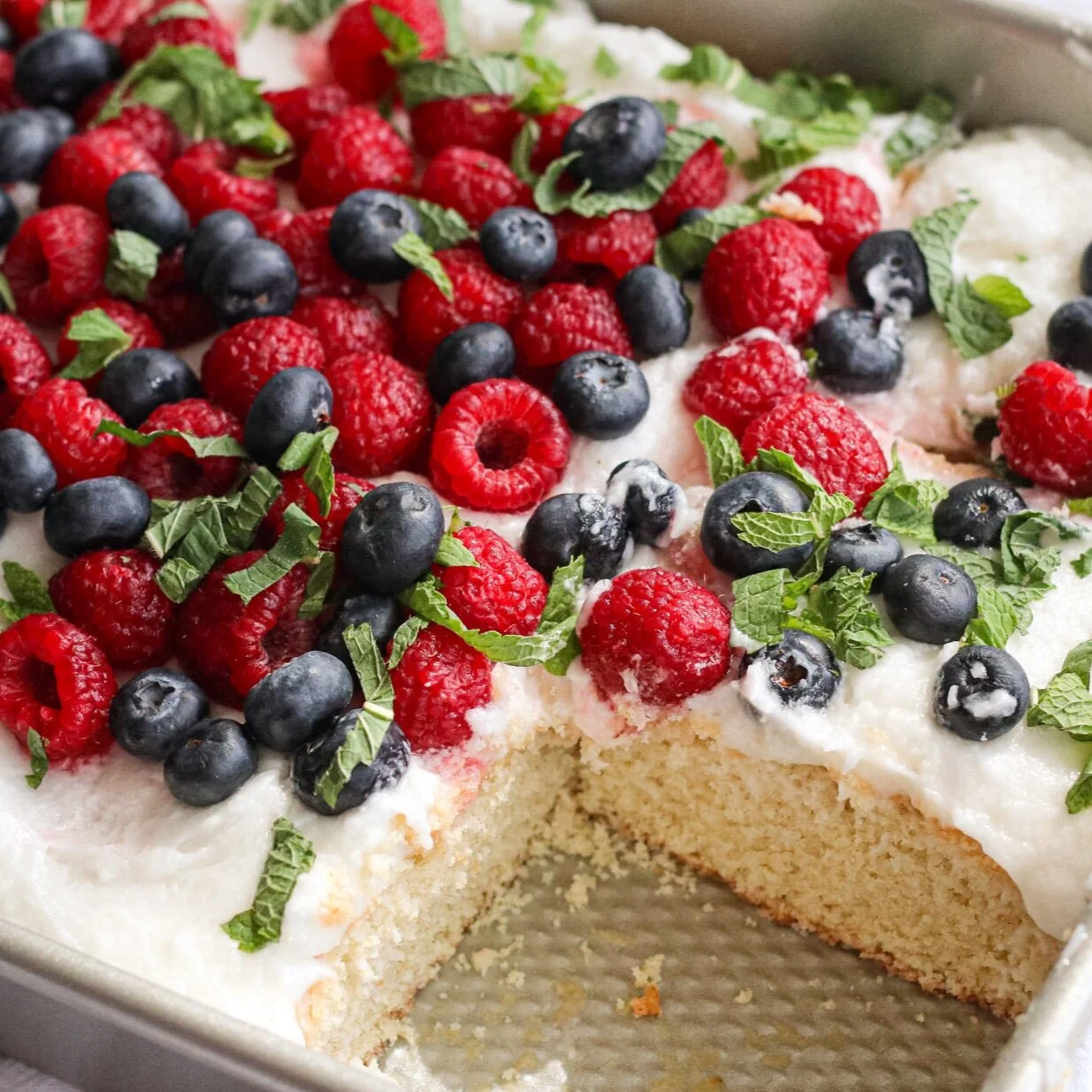 The Best Dairy Free White Sheet Cake - With Spelt Flour!