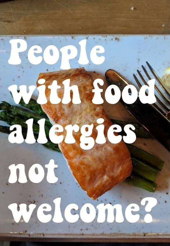 Is it discriminatory for restaurants to ban food allergy patrons, and why are they doing it?