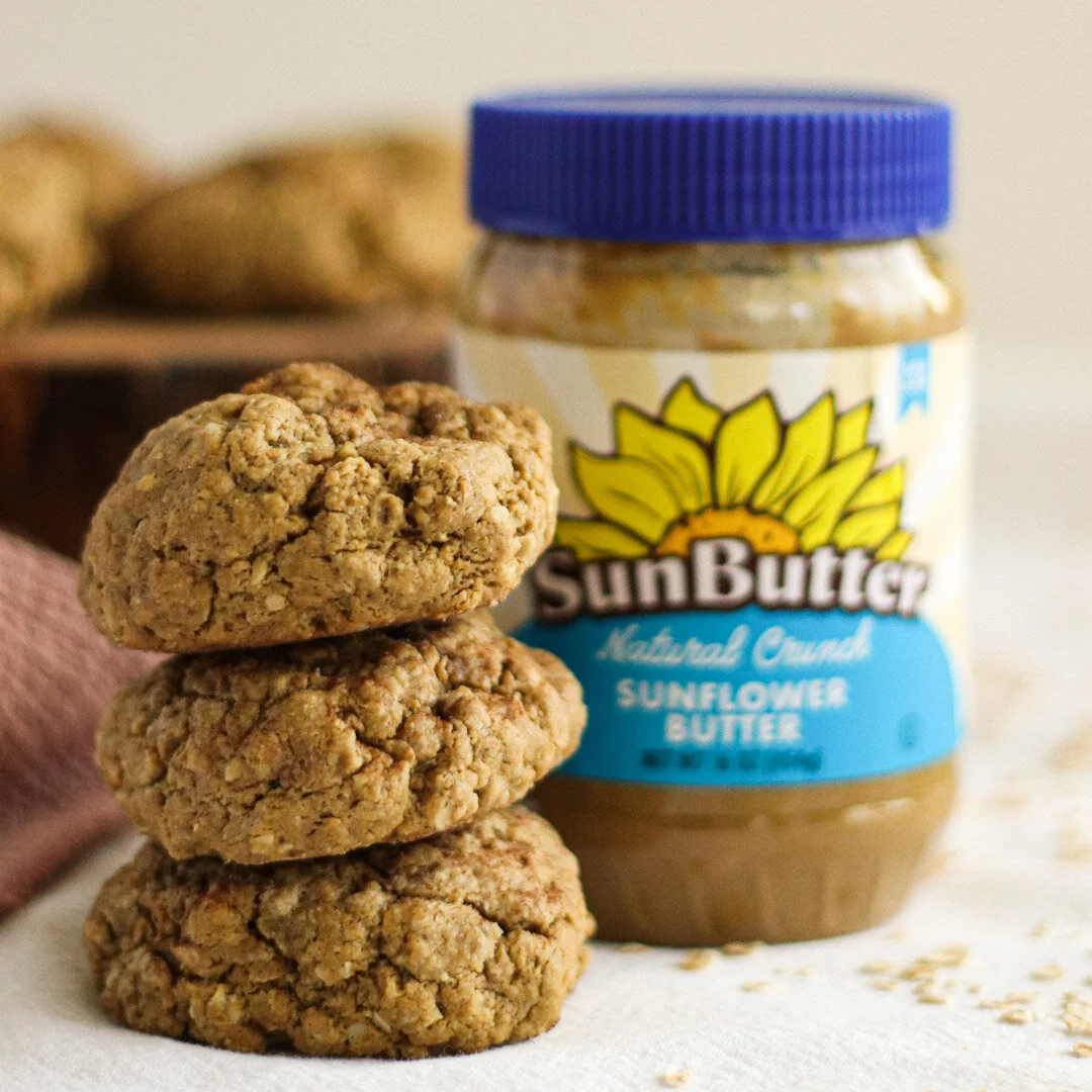 Sunbutter Grab and Go Breakfast Cookies - Dairy free, Nut Free, Gluten Free