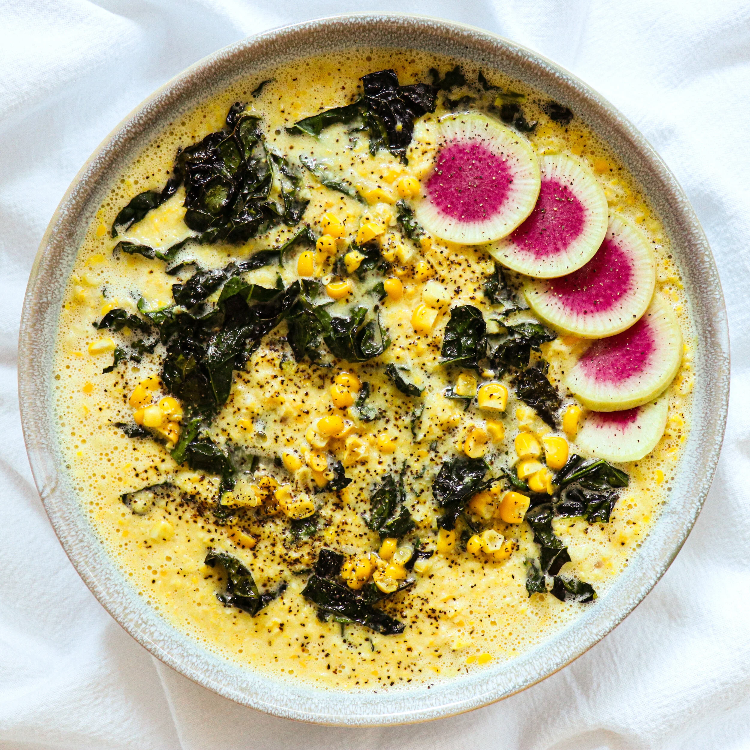 Vegan Corn Soup - A Light Fall Soup - Top 8 Allergen Free