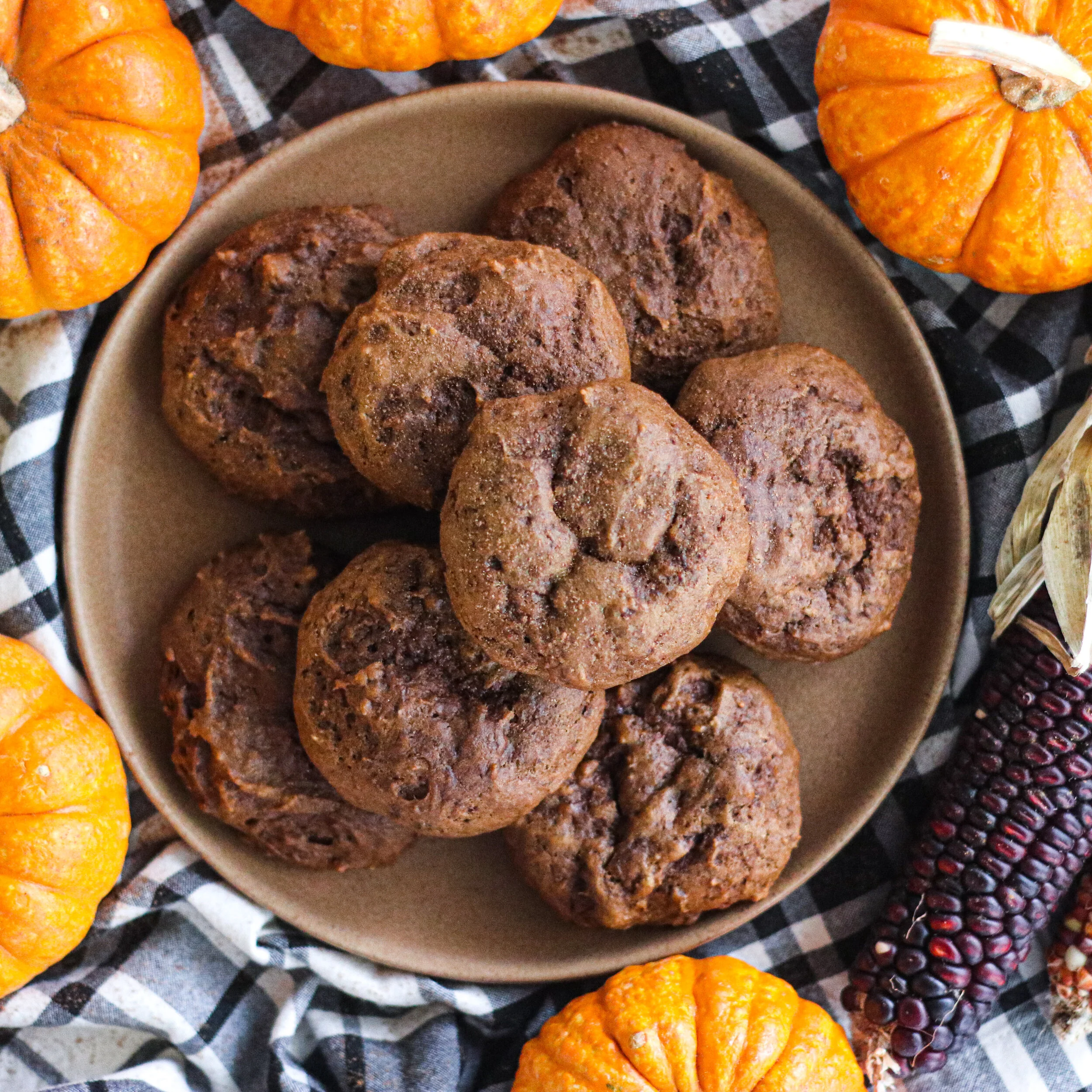 Pumpkin Spice Muffin Tops - Egg Free, Dairy Free, Plant Based