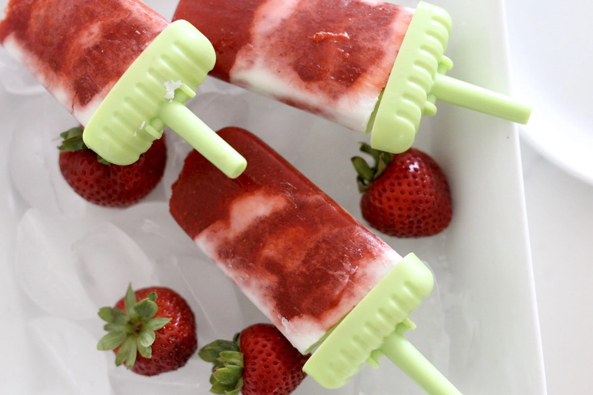 Paleo Strawberry Creamsicles 