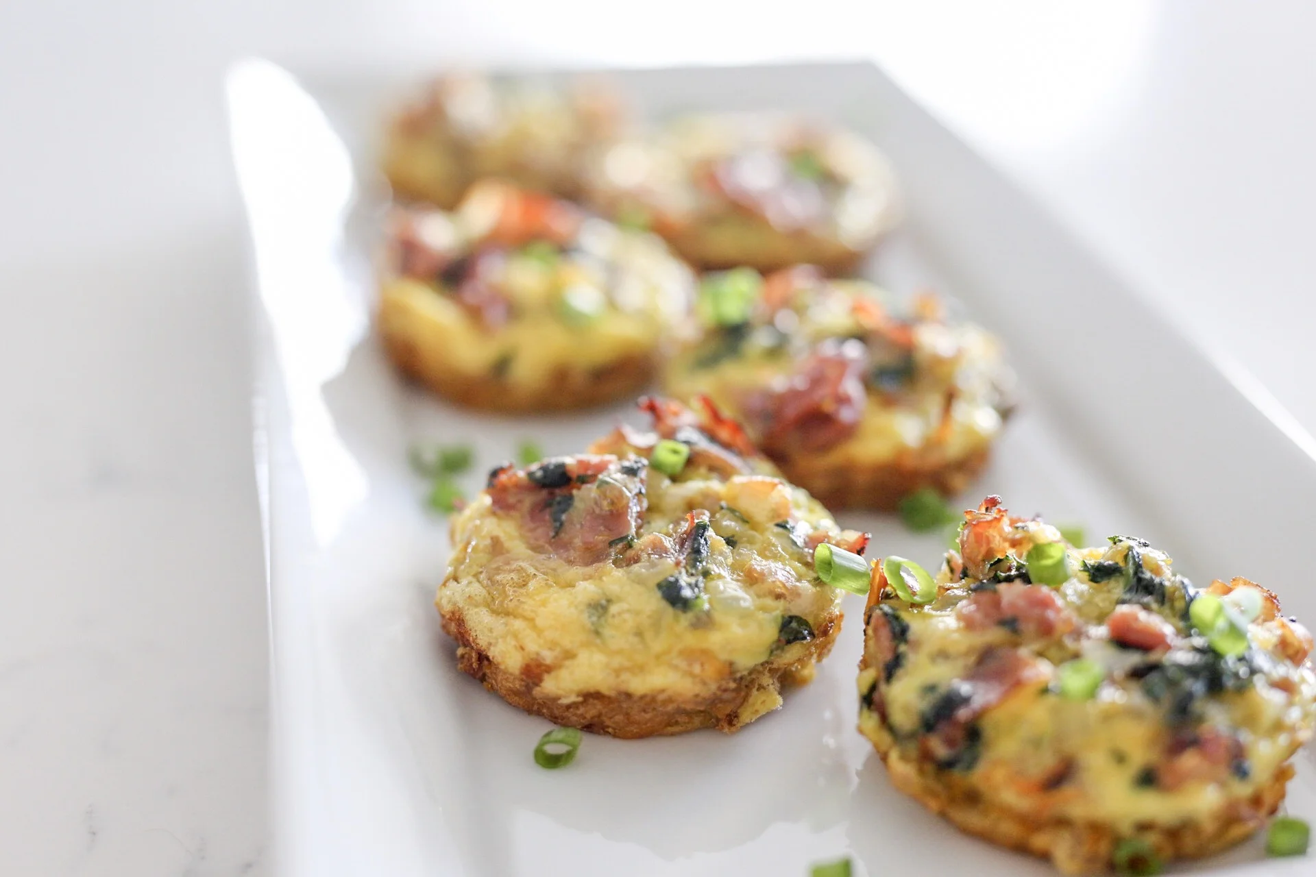 Spinach and Prosciutto Quiche with a Sweet Potato Crust