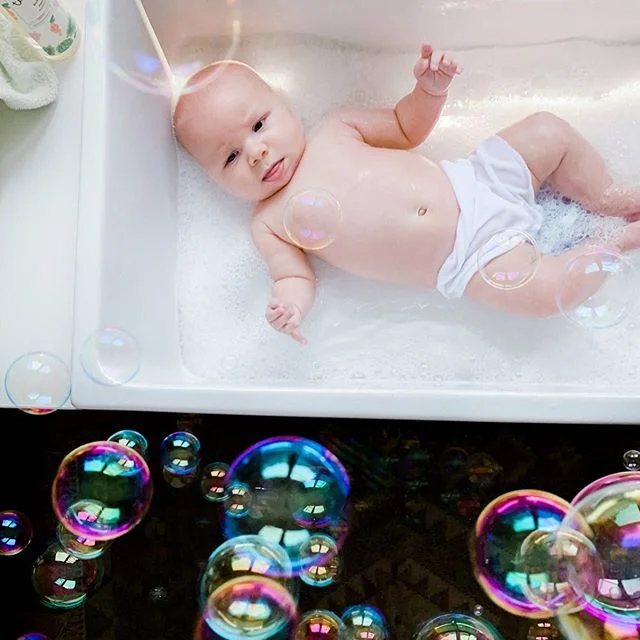 Someone&rsquo;s having an off day, so we&rsquo;re pulling out all the stops, including the bubbliest bubble bath we could 🛁✨ Photo Inspo: @ktnewms