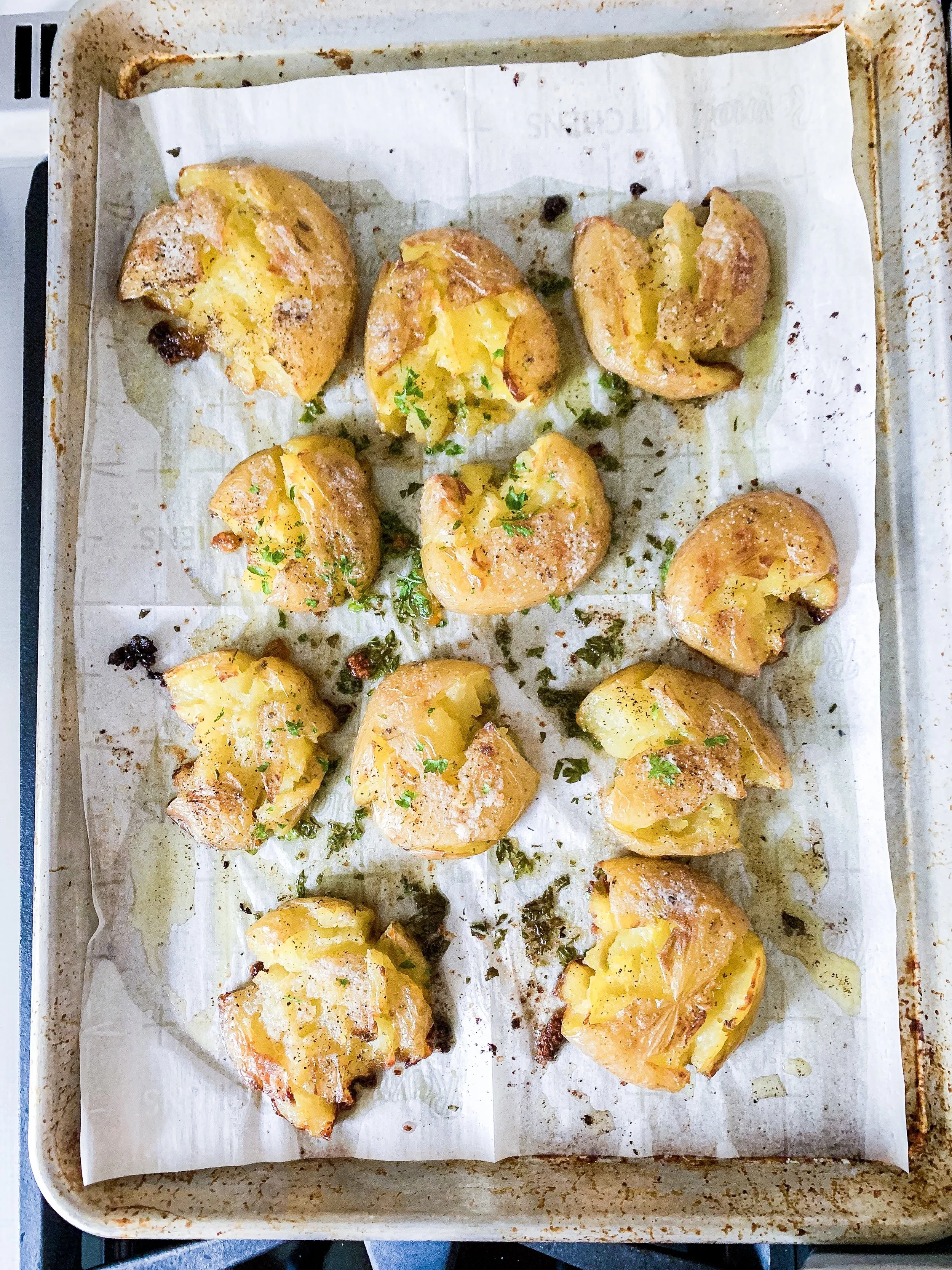 Whole30 Smashed Potatoes 