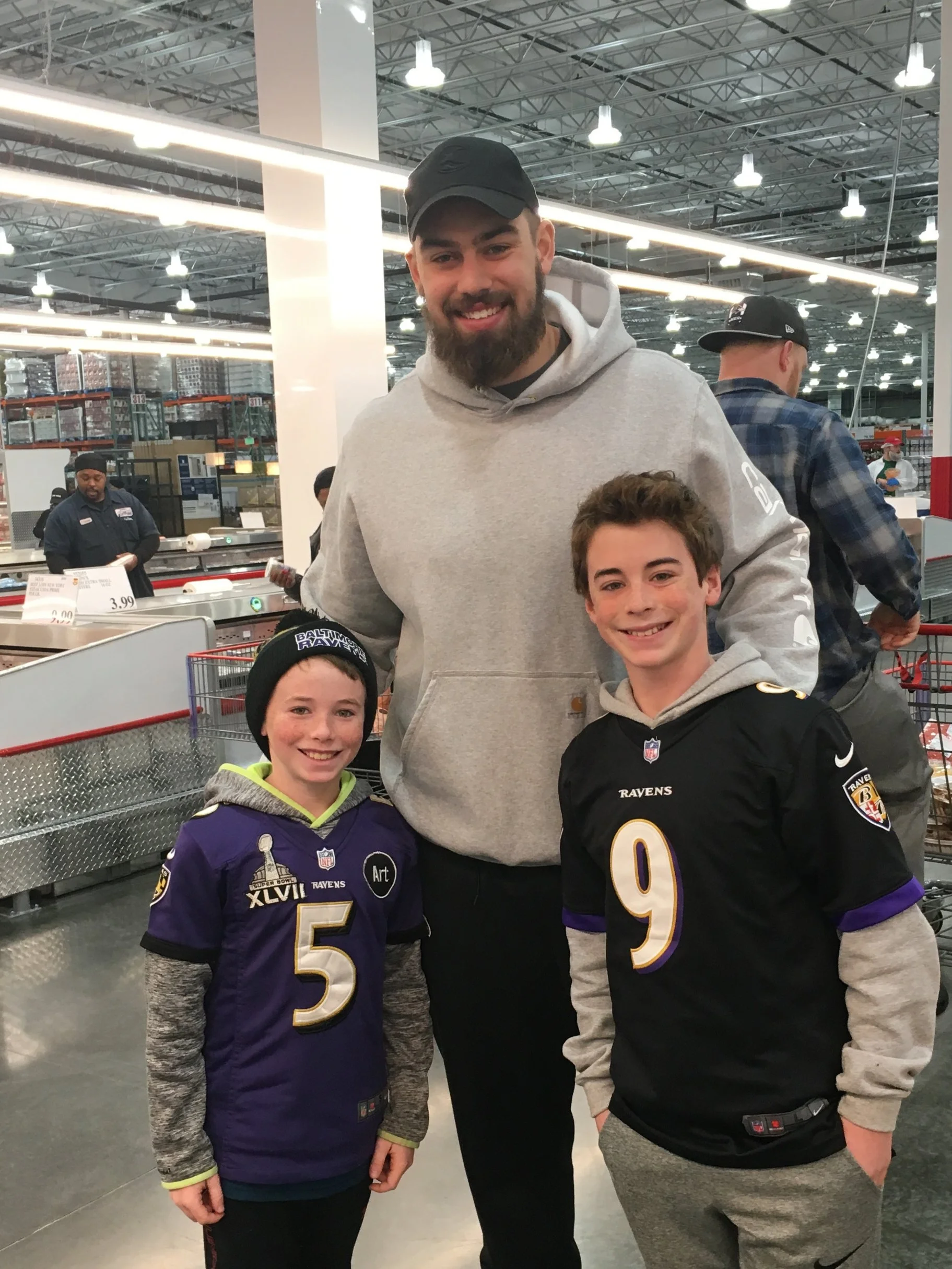 Alex, Eddie, and Zach Sieler - Owings Mills Costco - 12/31/2018