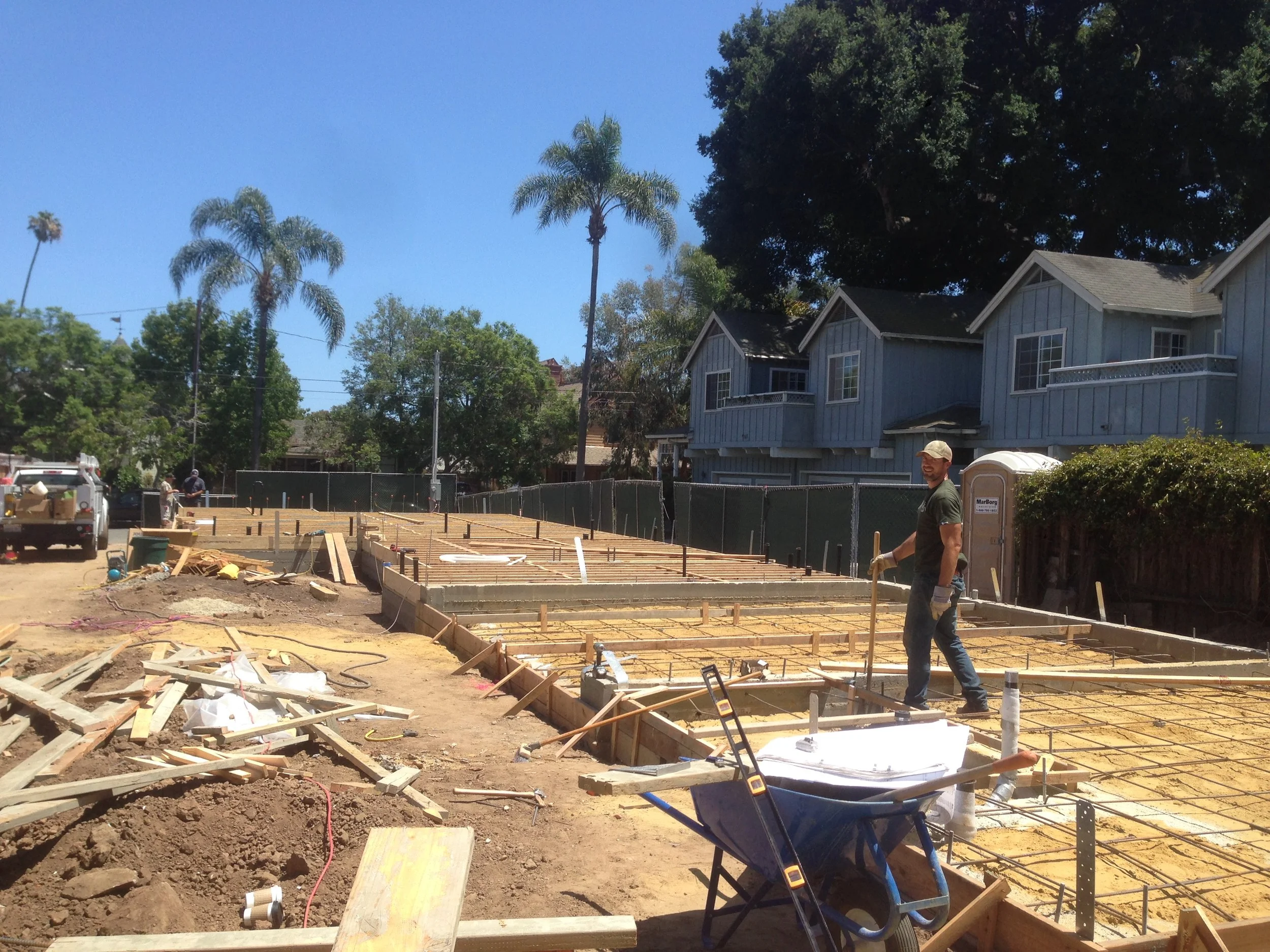  Here's Shawn pretending to work while the person who actually did all the work (his father, John) takes the picture. 
