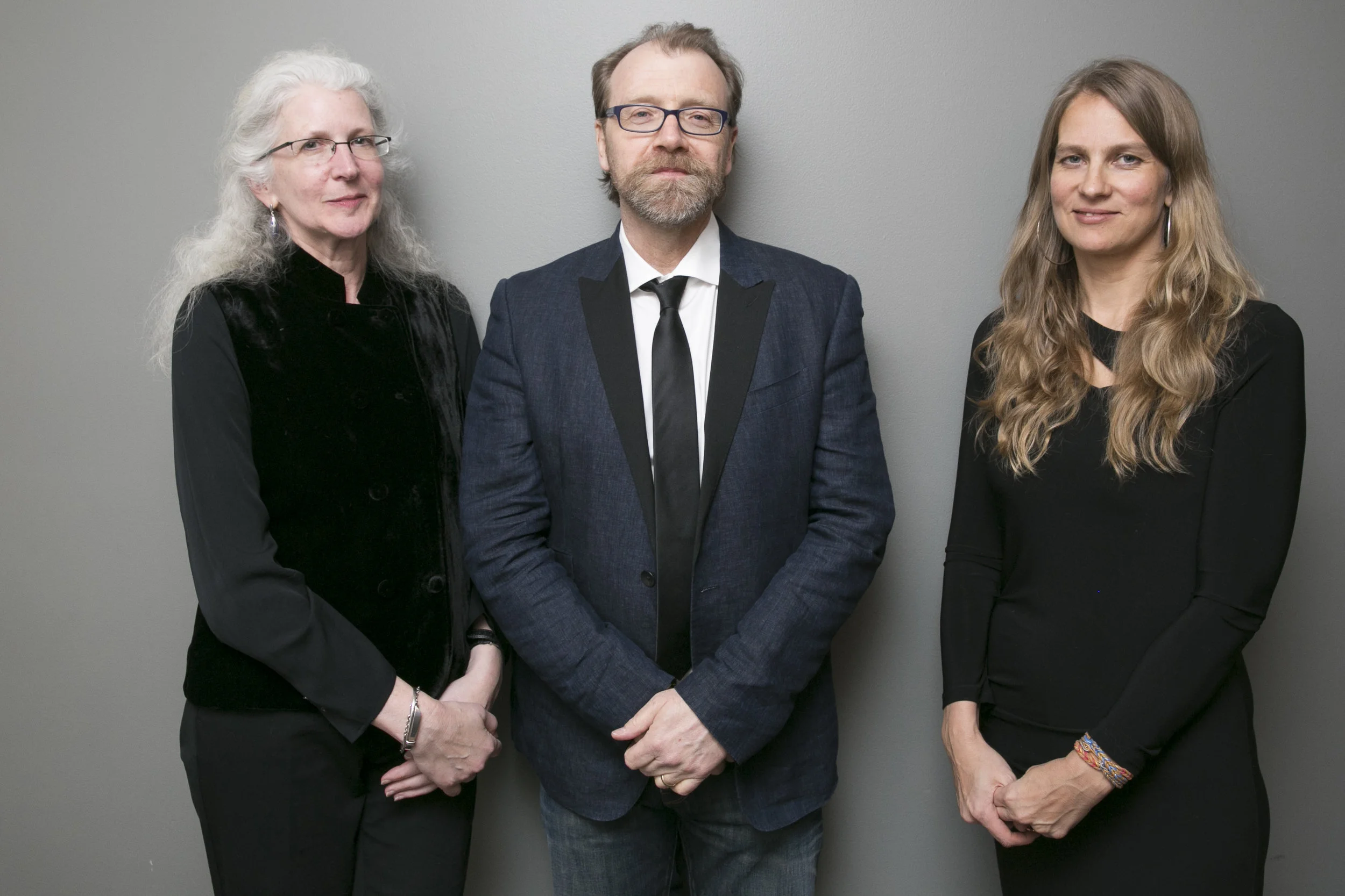 Andrea Barrett, George Saunders, and Rebecca Lee. ( Event photos by Beowulf Sheehan.)