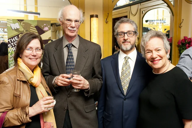 Julie Lindsey, Steven Millhauser, Larry Dark, and Edith Pearlman. (Event photos by Beowulf Sheehan.)