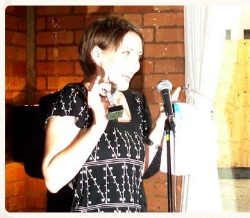 Me, slightly embarrassed, accepting the “Contribution to the Leicester Comedy Festival Award” in 2007. No, I’m not a comedian! I was recognised for the support I provided as a volunteer.
