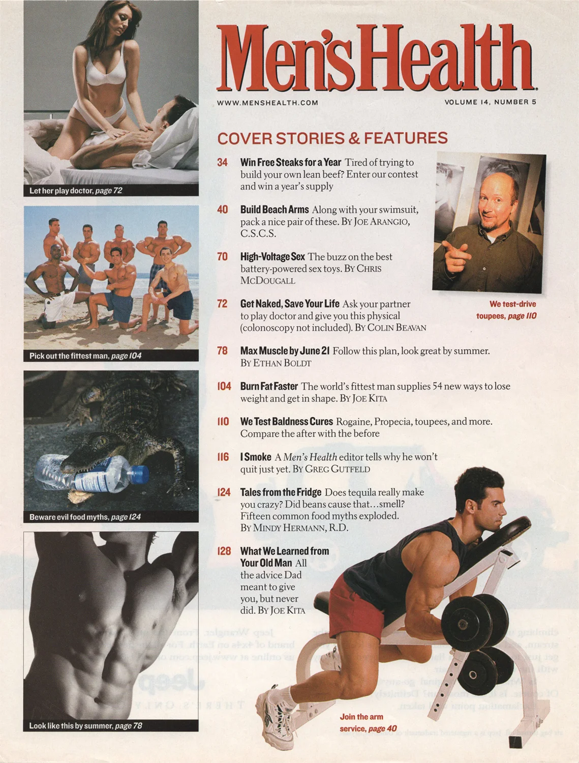 Men's Health Magazine , Arm Routine