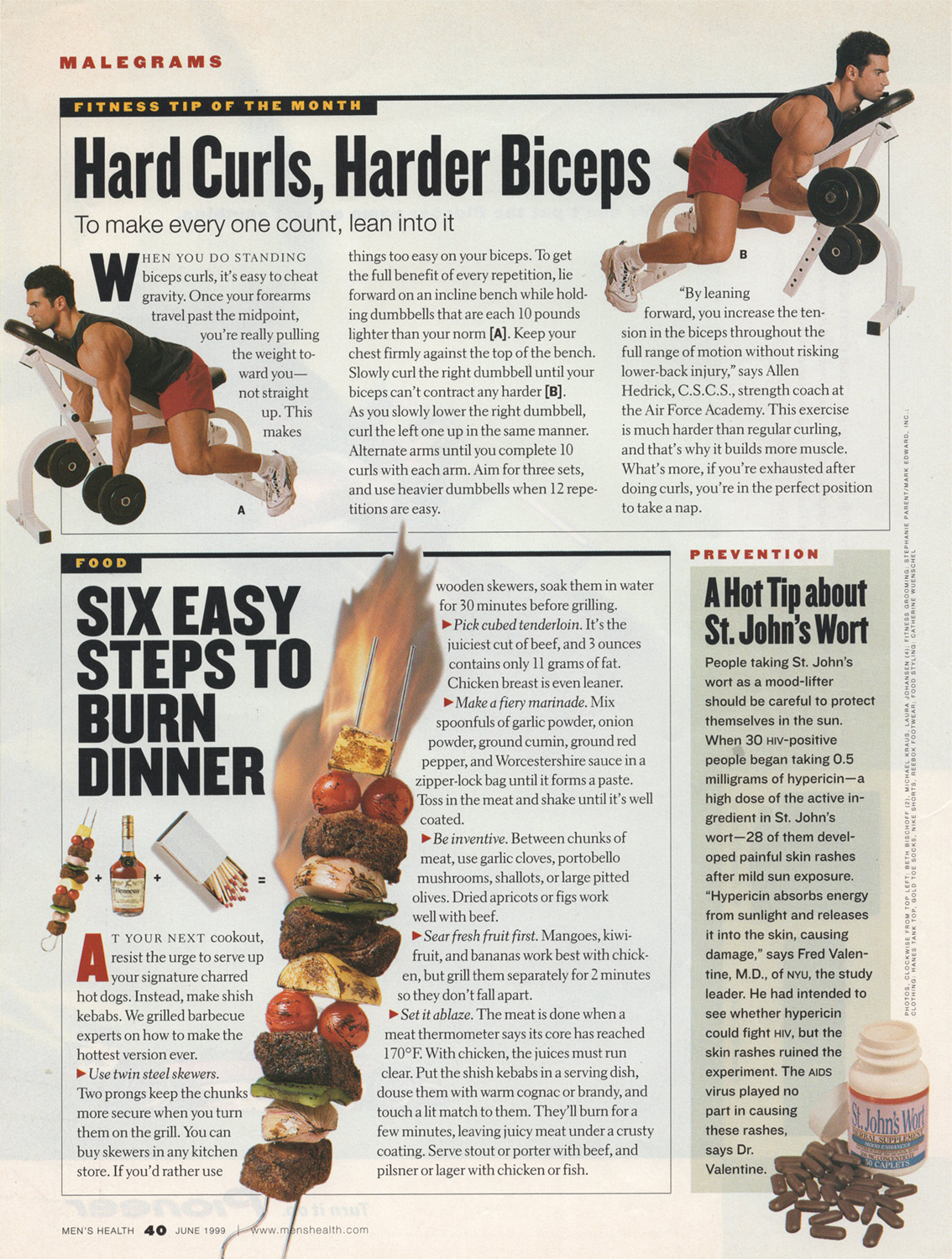 Men's Health Magazine , Arm Routine