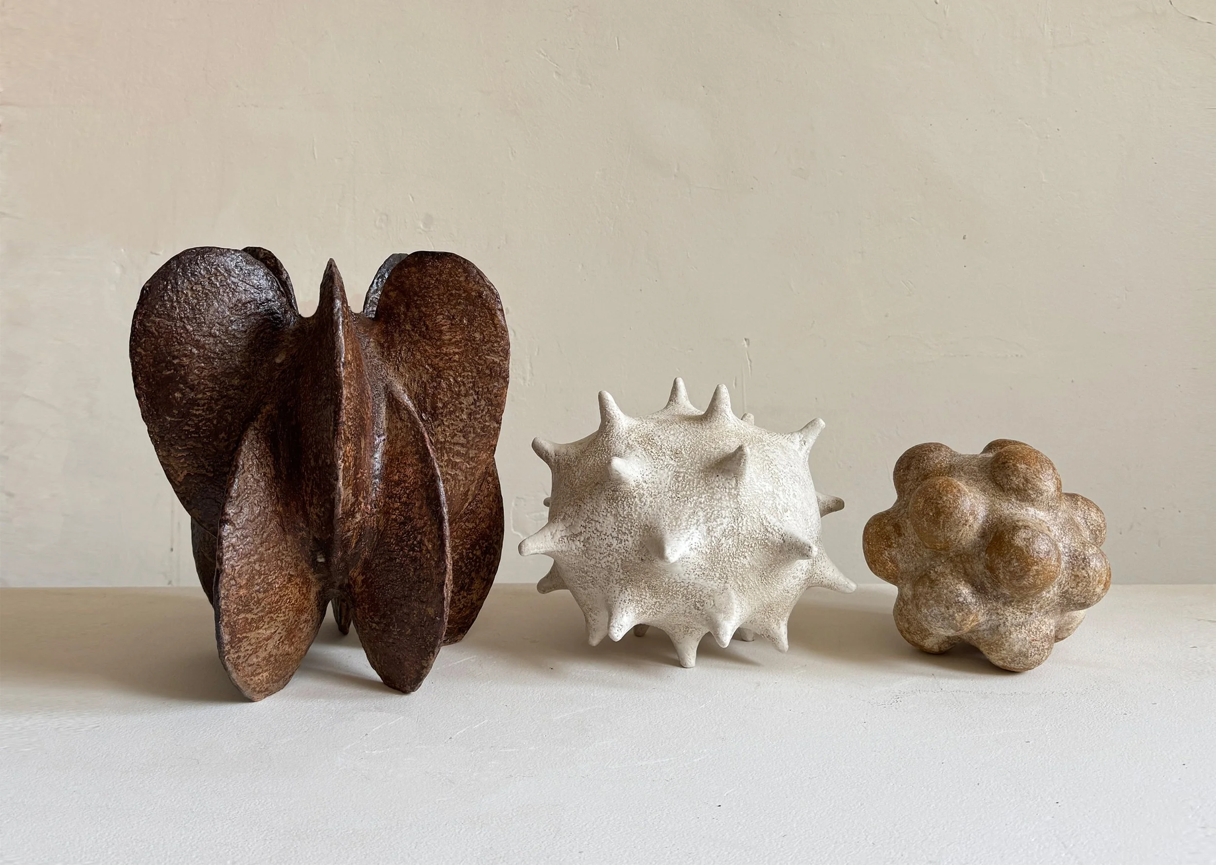  Petal Gourd, Spiky Puff and Baby Sandstone Seed. 