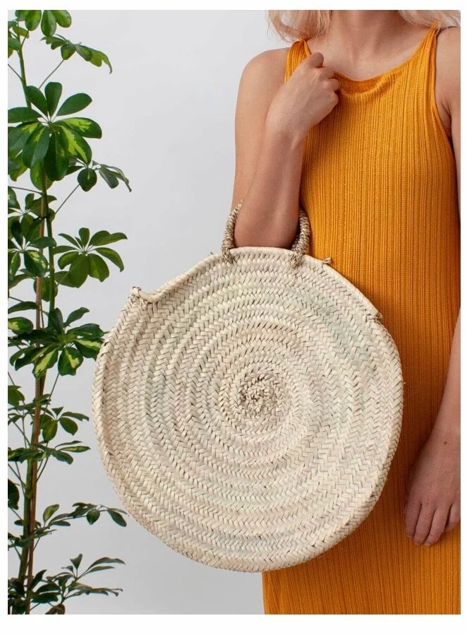 round basket bag