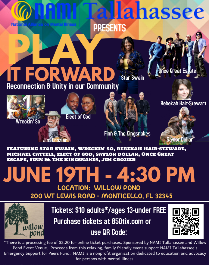 National Alliance on Mental Illness (NAMI) Play It Forward Community Event