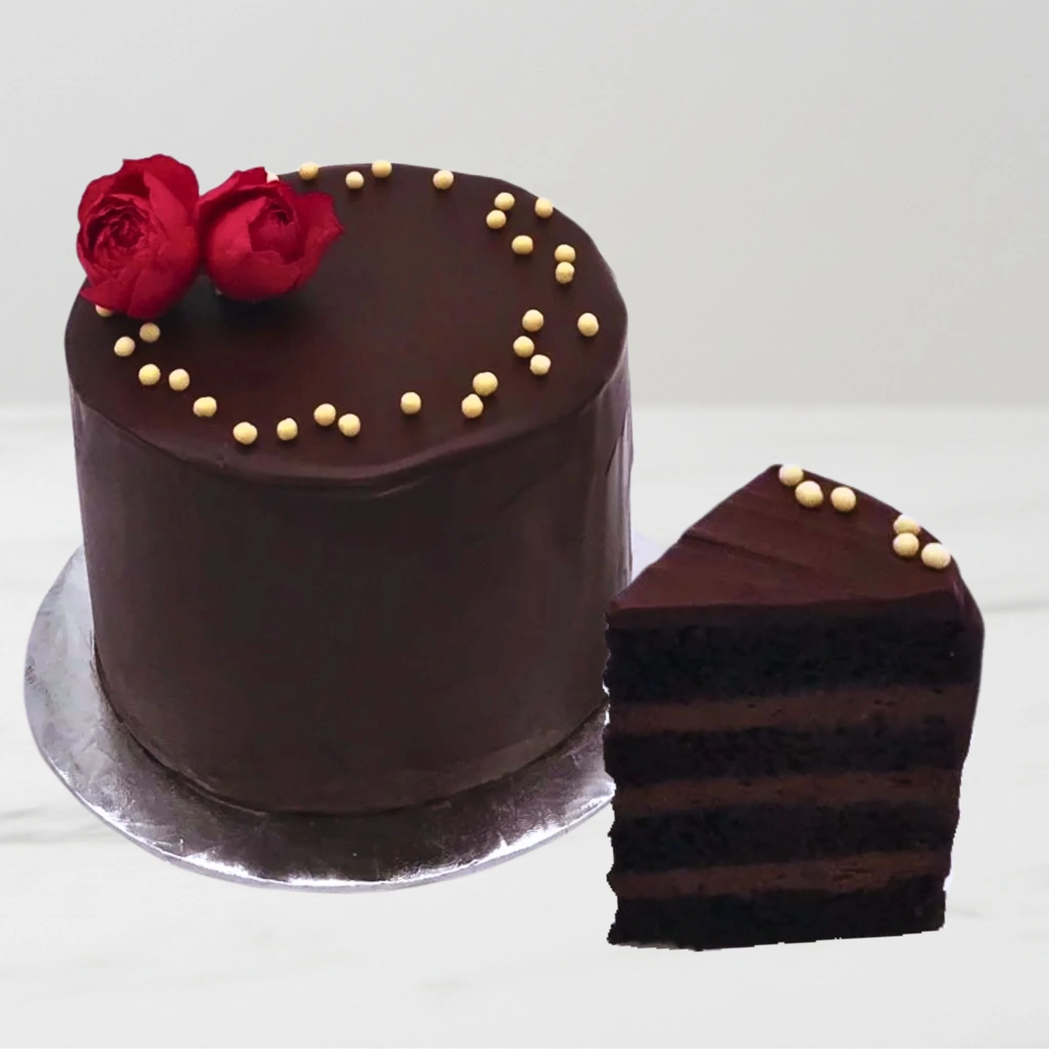 Chocolate Espresso Mousse Cake