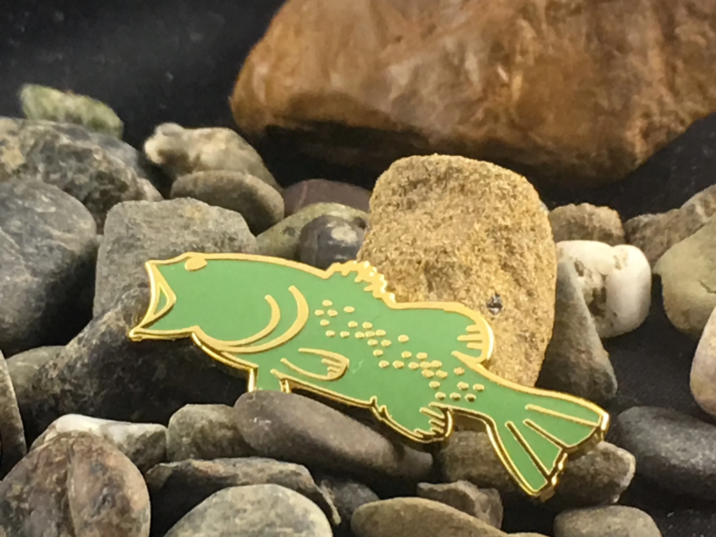 Fin & Pin - The Classic Bass Hat Pin in the stream
