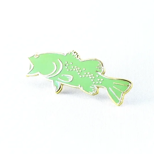 Fin & Pin - The Classic Bass Hat Pin
