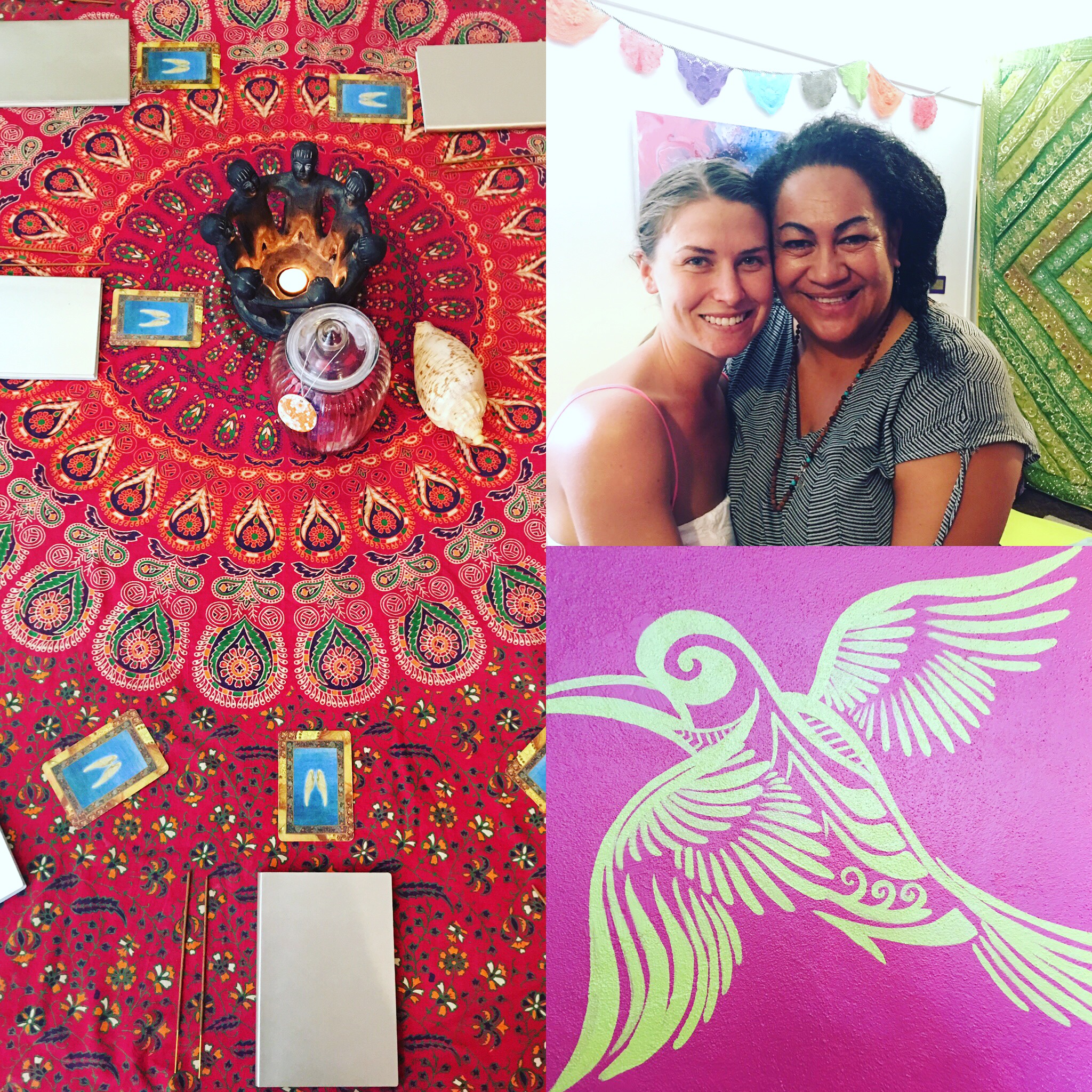 Beautiful Bride to be Pearl in our set Temple of Mana Wellbeing Centre