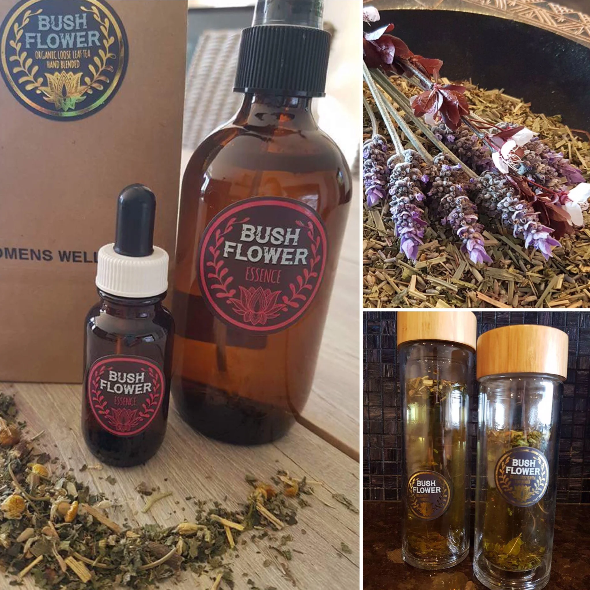 BUSH FLOWER essence &amp; Teas