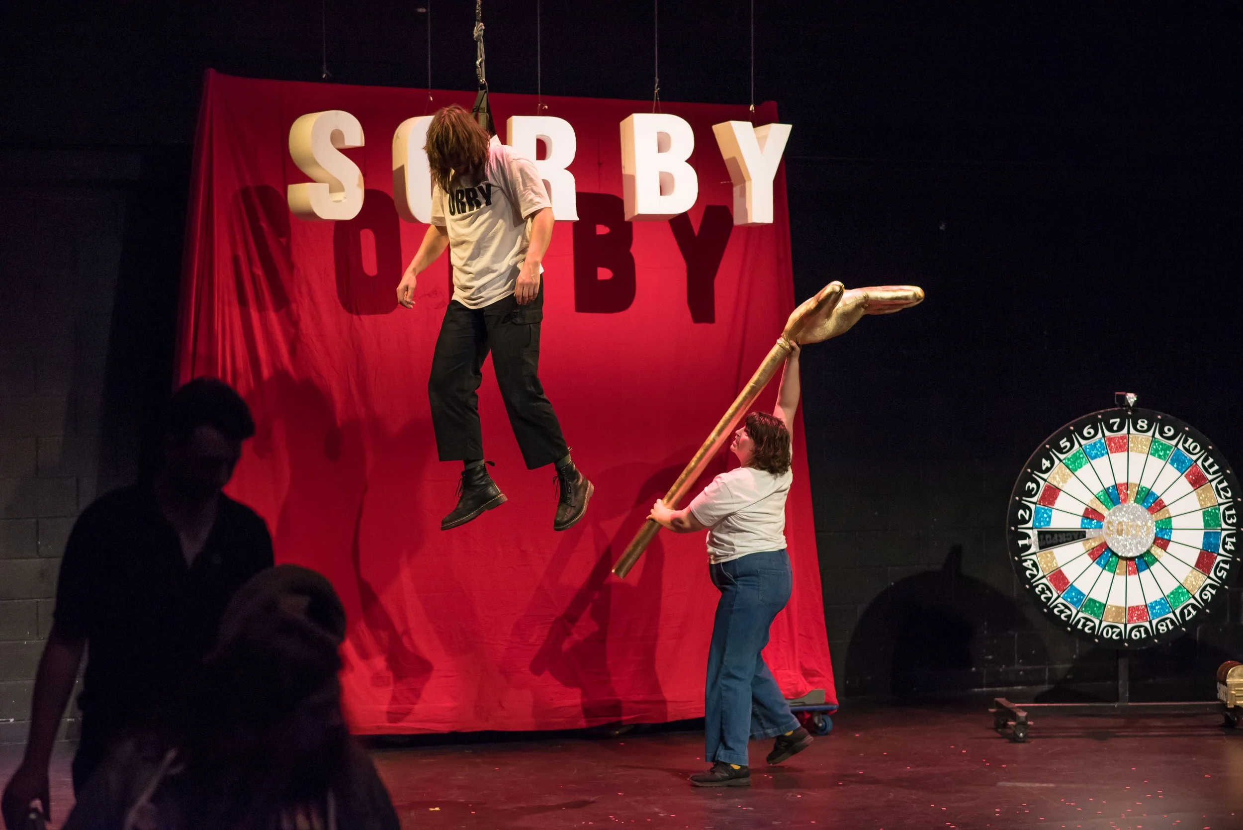  Sorry Sorry Sorry is a theatre show about apologies. Big apologies, fake apologies, meaningful apologies and rehearsed apologies. Apologies we need to give and apologies we need to hear.  With a lot of material to inhabit, you can’t help but ask: if
