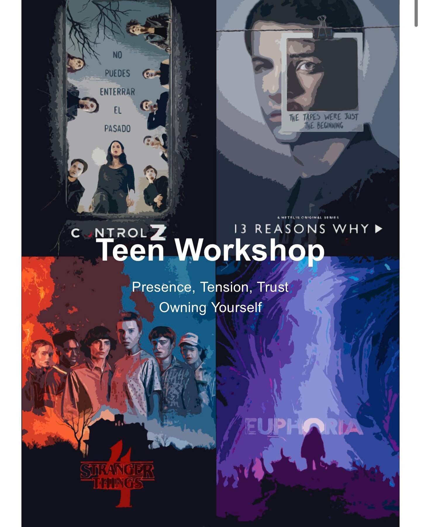 New Workshop. Teen actors this is for you. Discover more of the rare, unusual, unique qualities that make you unlike any other. August 4th and 5th.