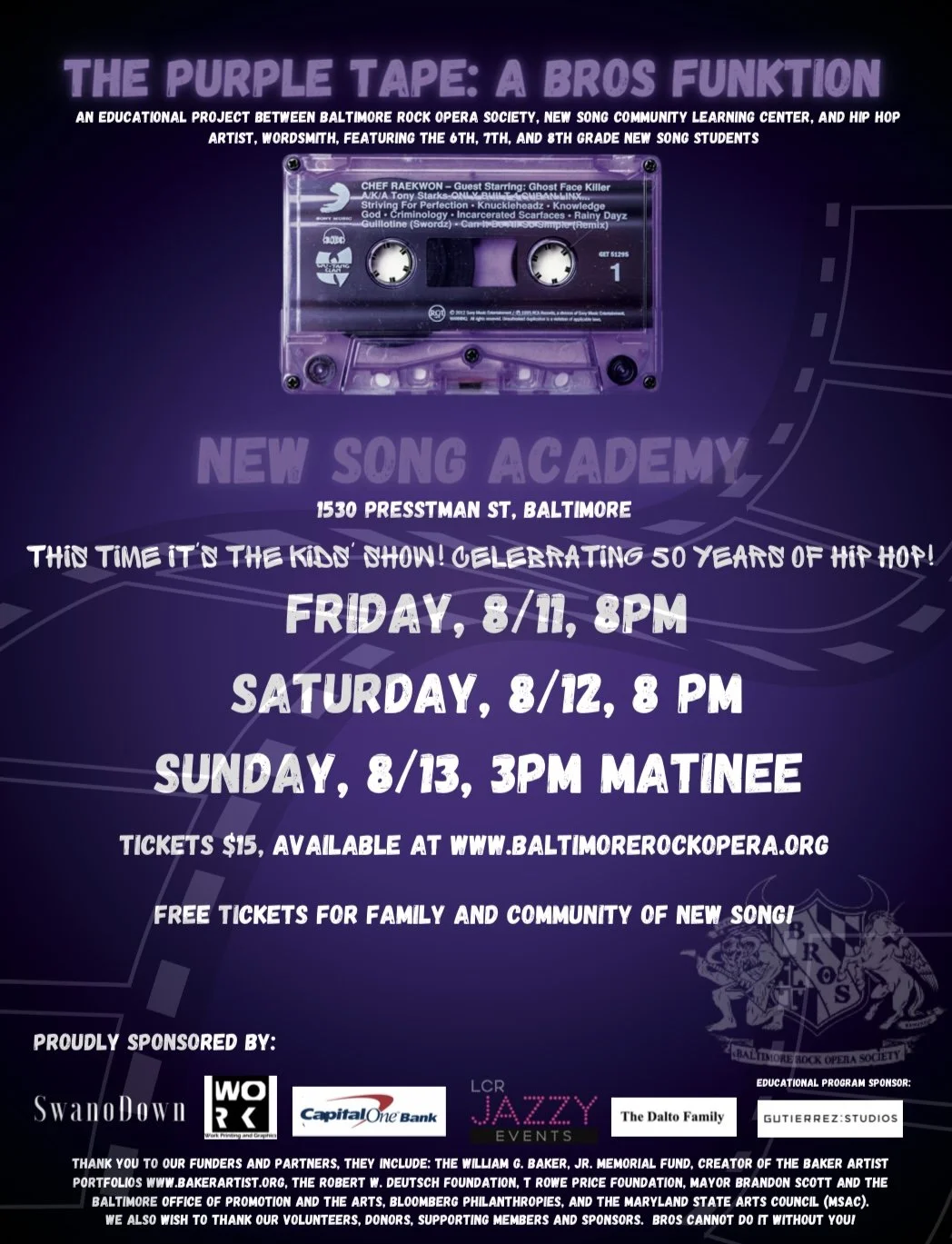 Wordsmith - The Purple Tape (Flyer)