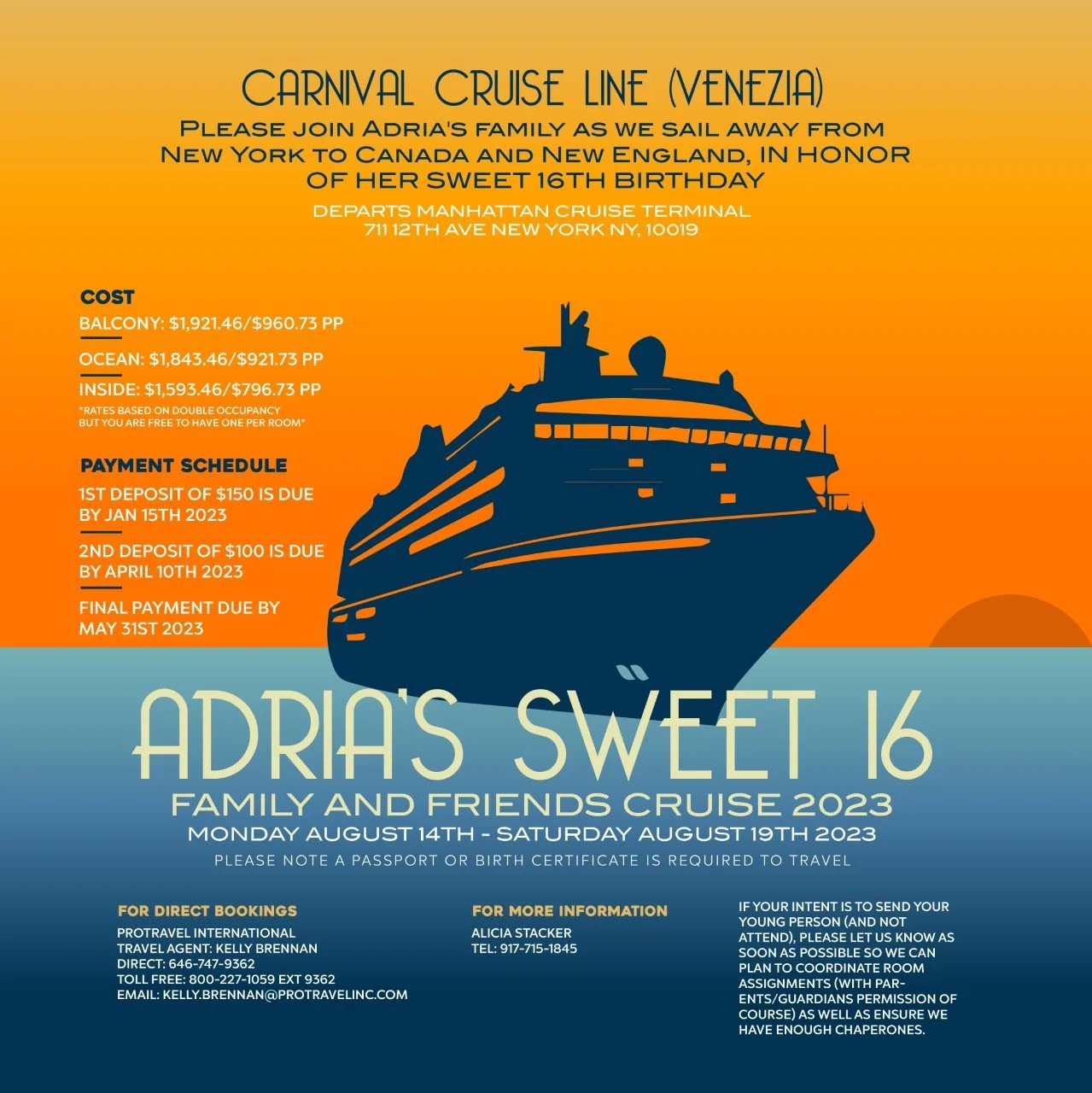 Adrias Sweet 16