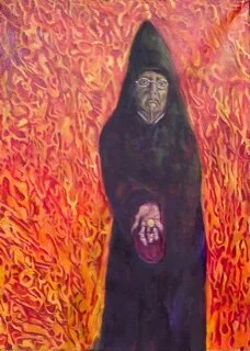 Charon McConnell, 18x24”, acrylic on canvas