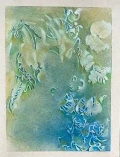 Diversion I, 9x12”, pastel and pencil on paper