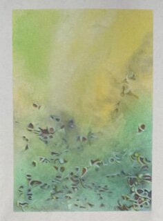 Diversion II, 9x12”, pastel and pencil on paper