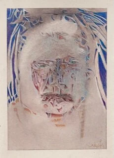 shattered, 9x12”, pastel and pencil on paper