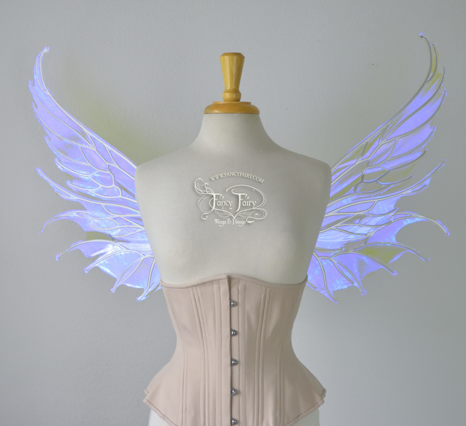 Aquatica convertible Fairy Wings in Ultraviolet with Pearl veins