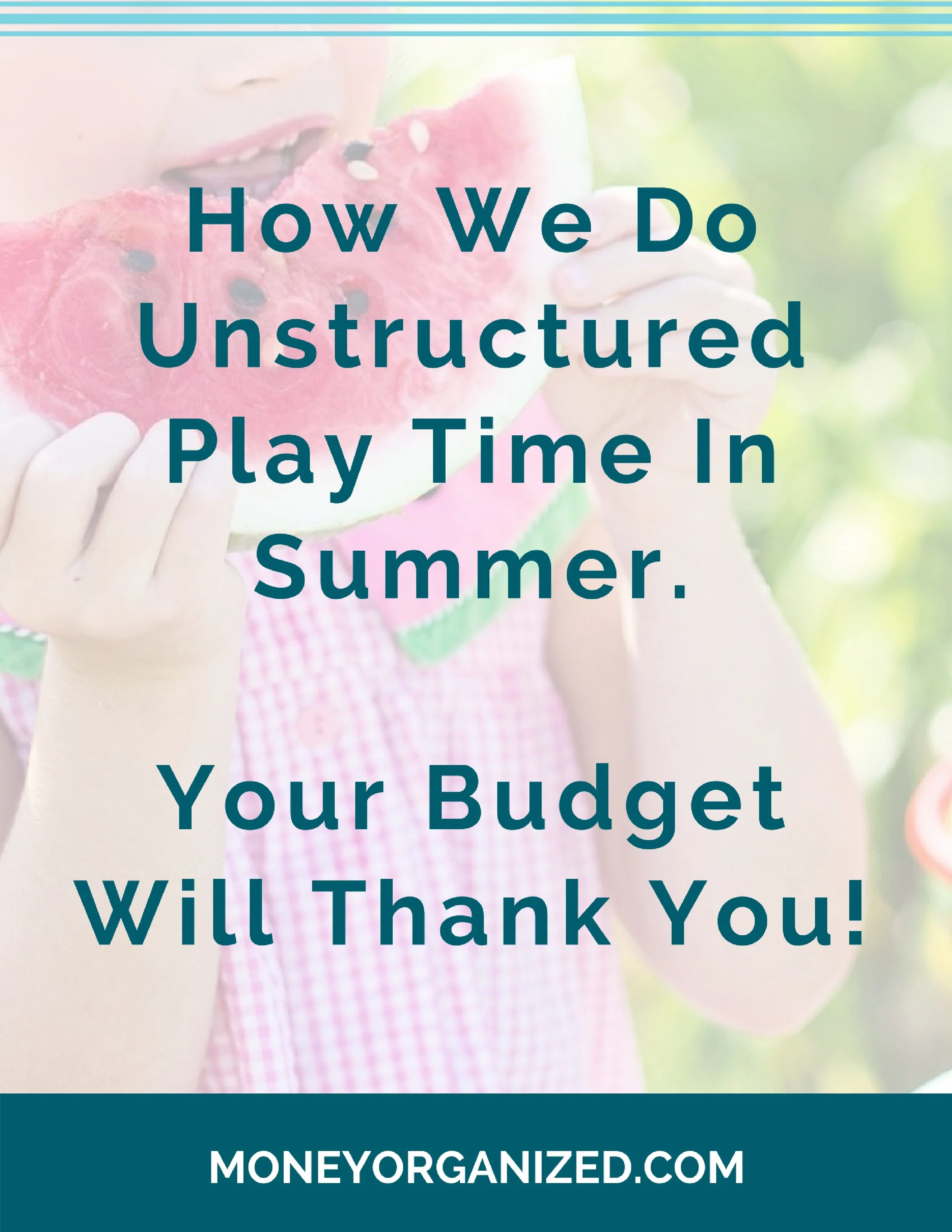 Unstructured playtime... What does that even mean? It means that I’m not in charge of entertaining my children. That’s not harsh or heartless. And I’m not a lazy mom either. I’m just recognizing my long-term goal for raising kids. I’m NOT raising kids. I’m raising adults.