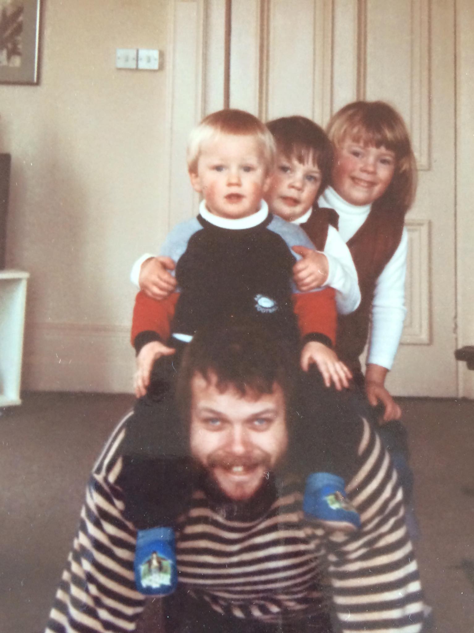 A recent throwback photo of Daniel and his dad.