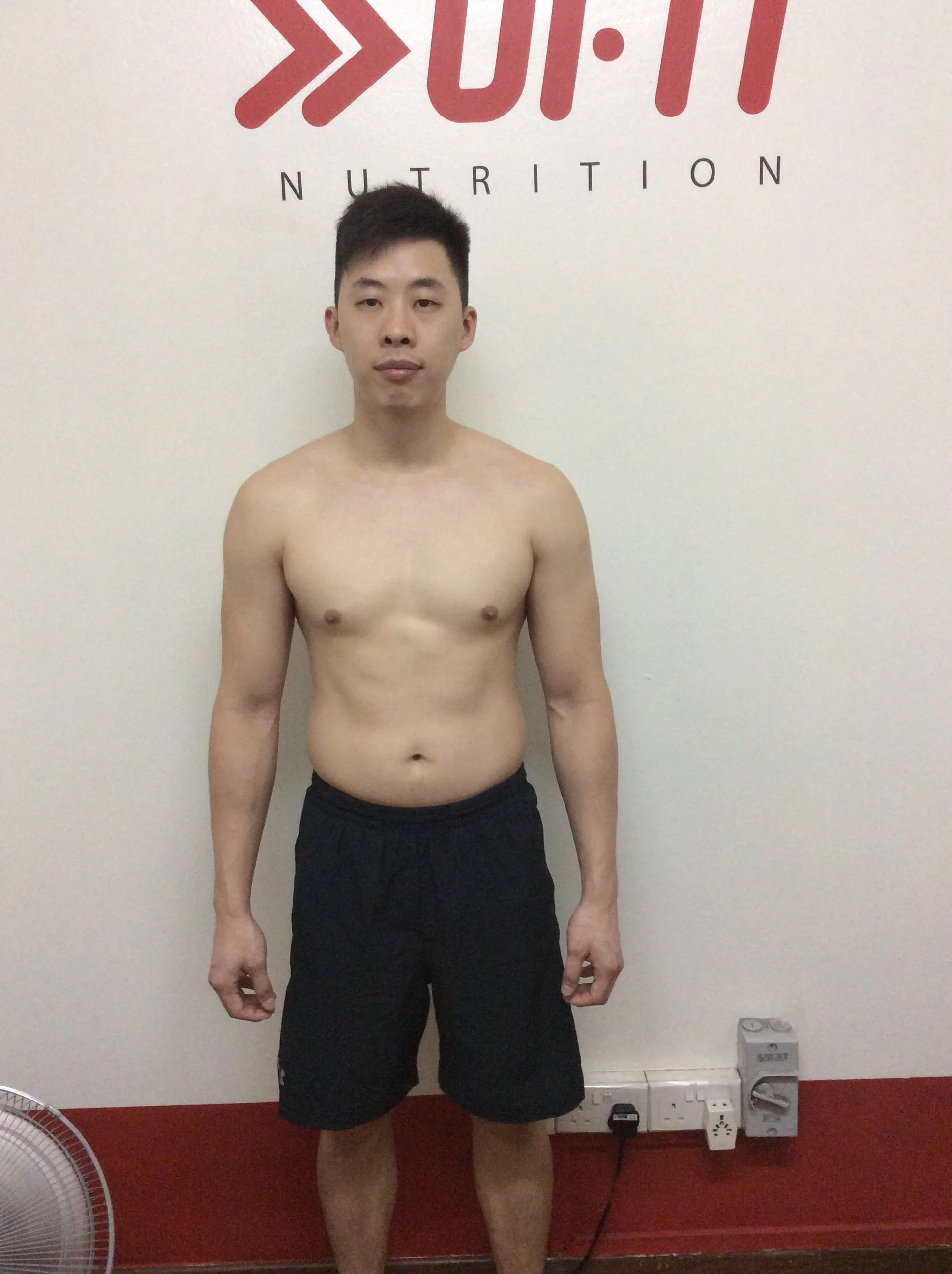 Mar 27 2017 Body Fat 19.11 %, Weight 66.5kg
