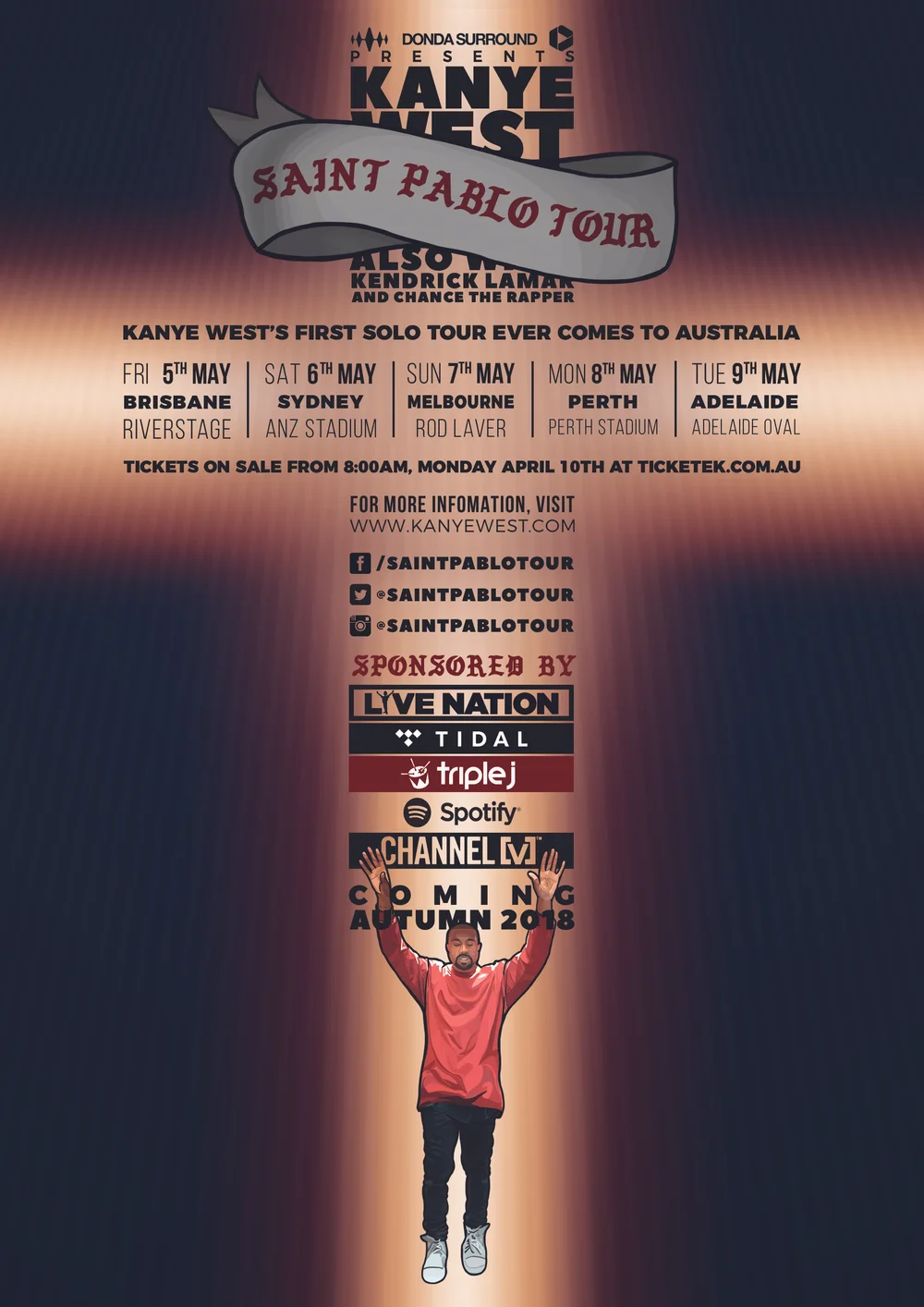 Kanye West Tour Poster — Zachary Daguiar Media