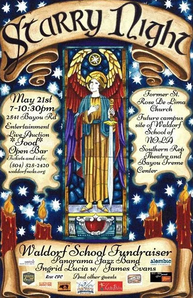 2016 Waldorf School fundraiser poster