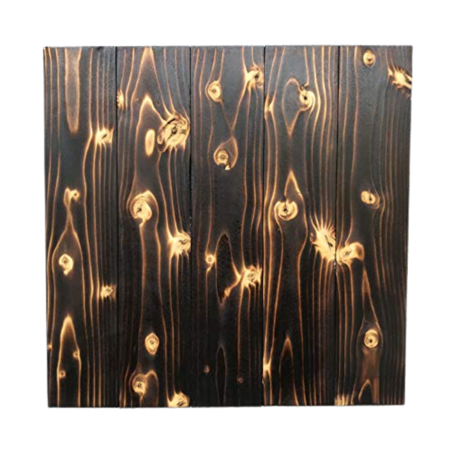 Rustic Torched Wood Sign Blank