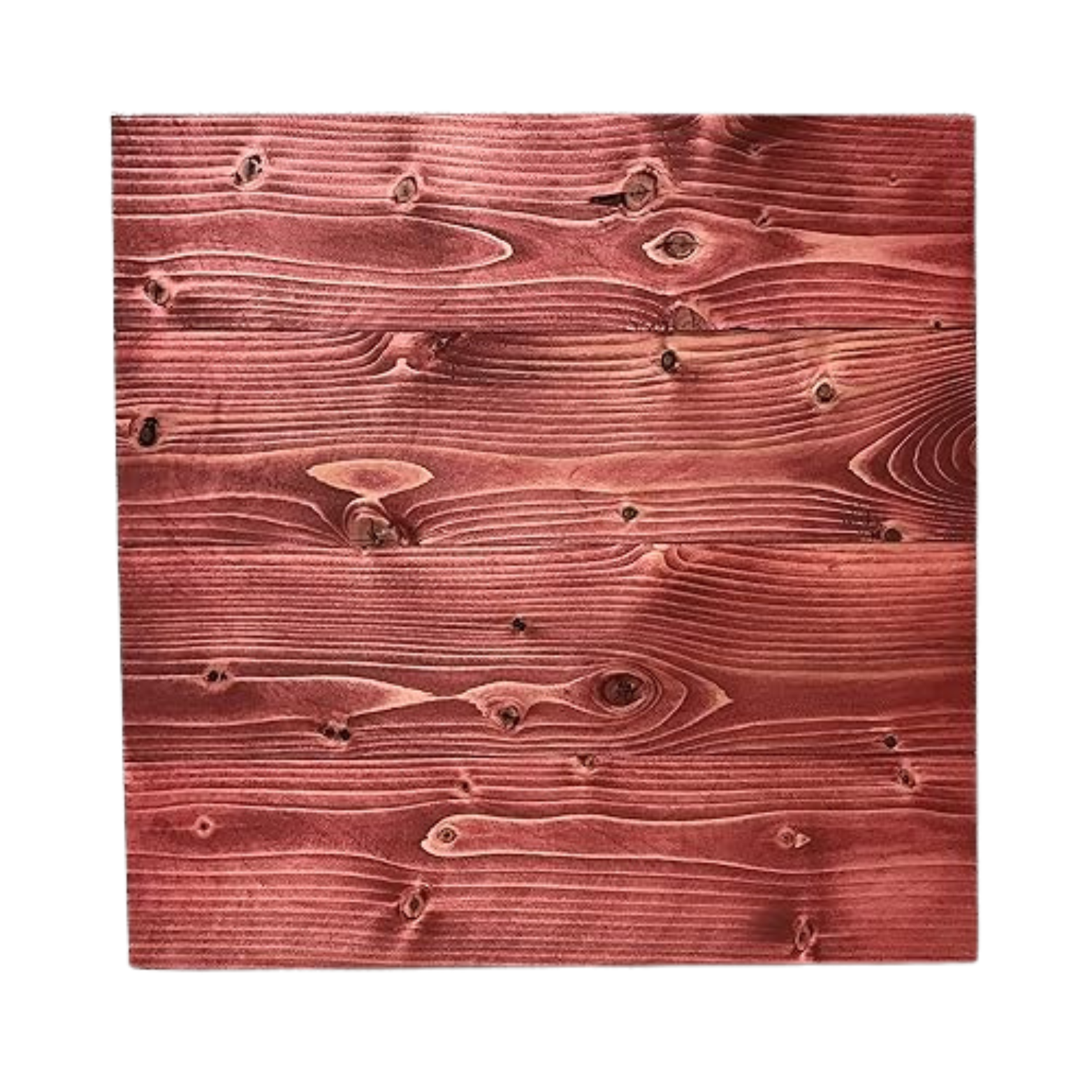 Rustic Wood Sign Blank in Barn Red