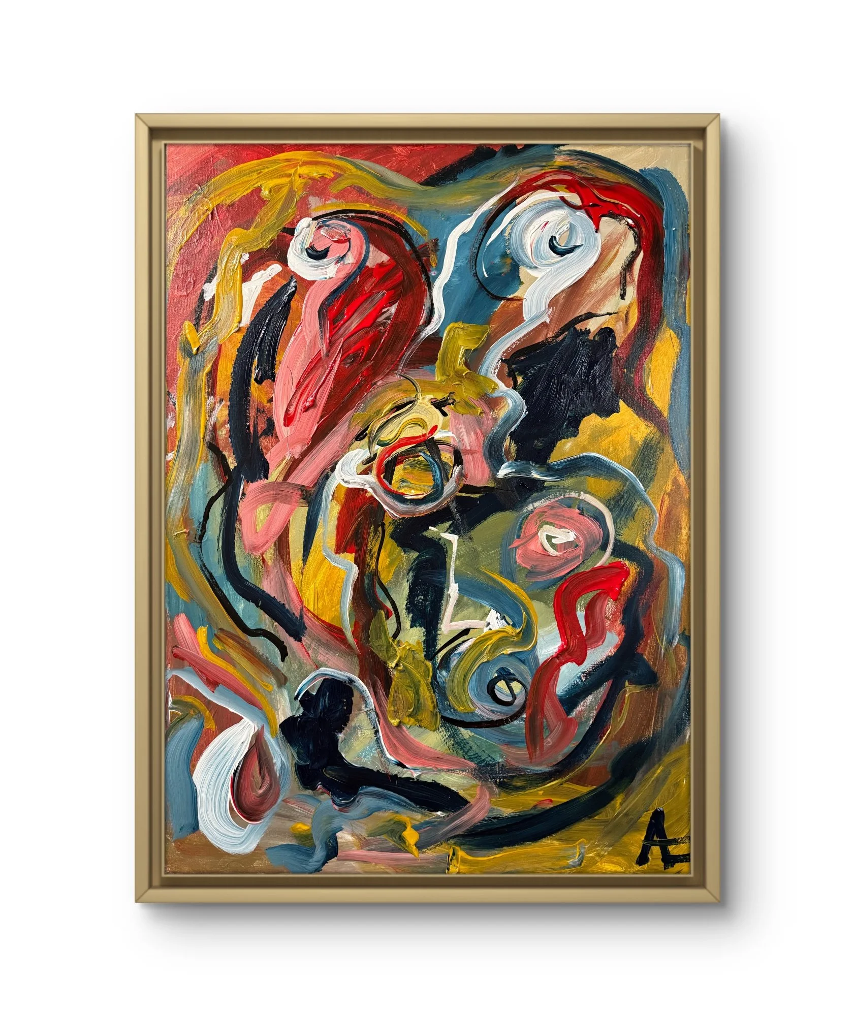 "In the other room" 40x30 Acrylic on canvas $6500