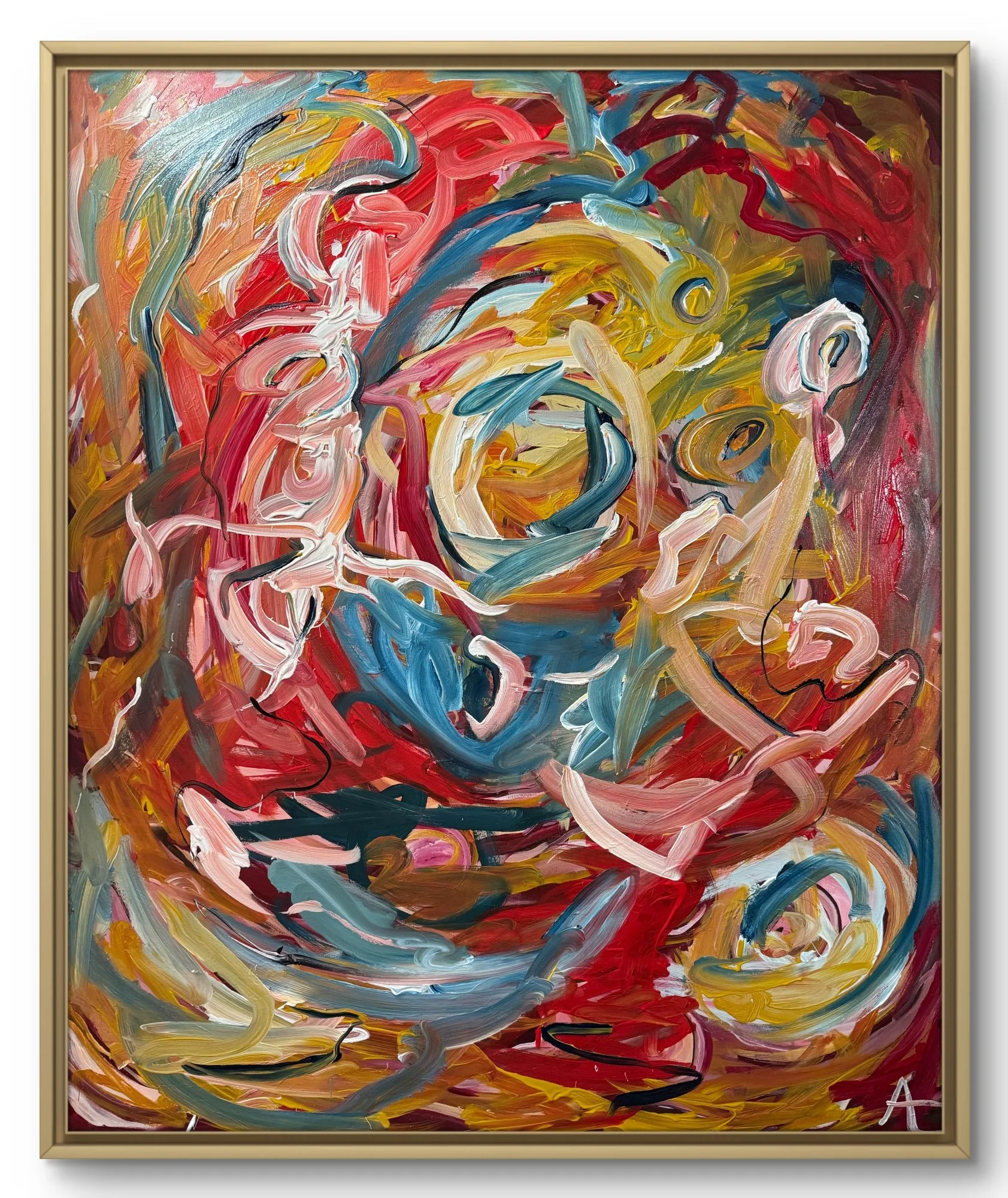 "And the healing begins" 60x54 Acrylic on canvas $11,100