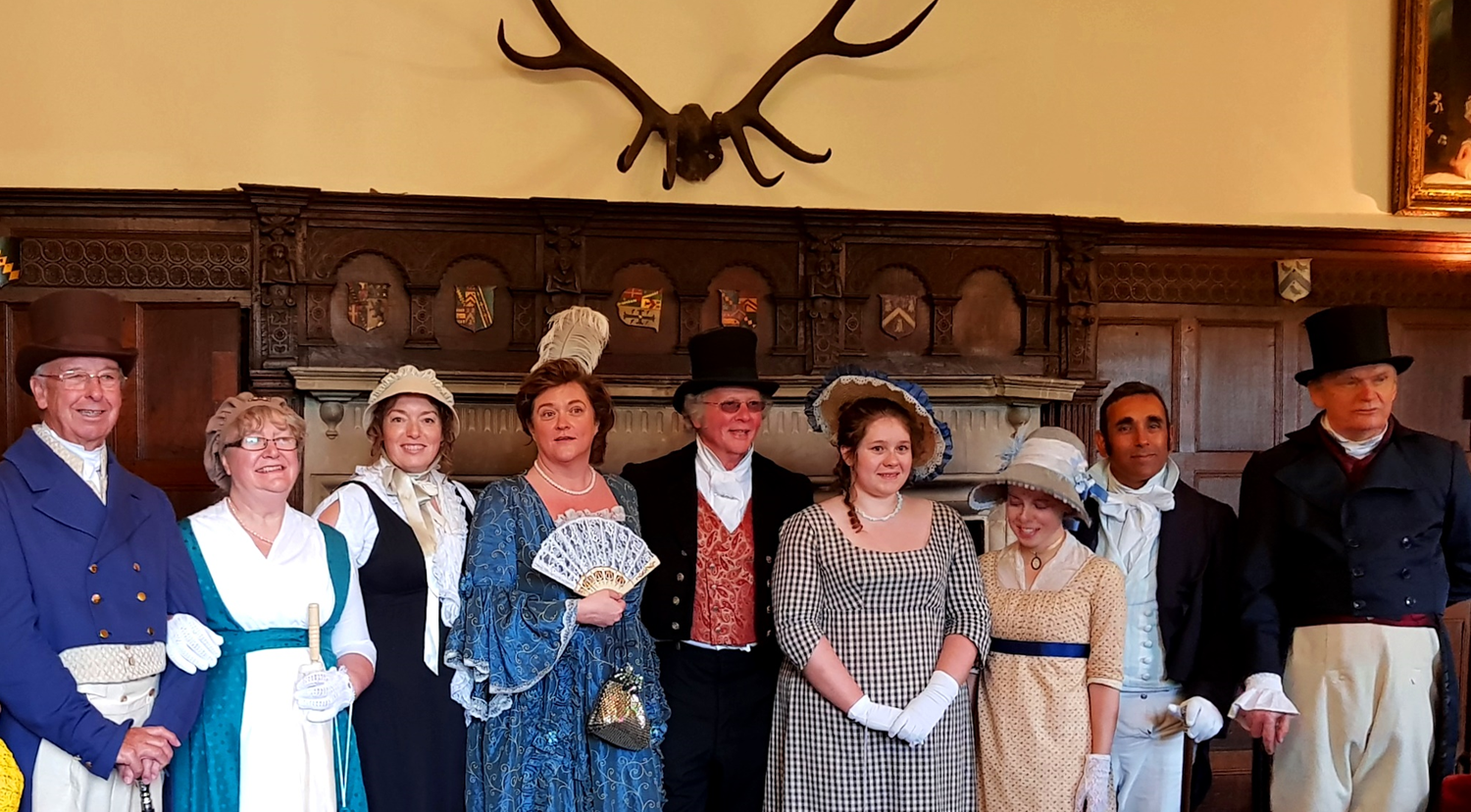 Participants of the 2018 JALF Walk for Literacy at Chawton House. Amanda Mortensen is third from the left. Credit: Julia Grantham