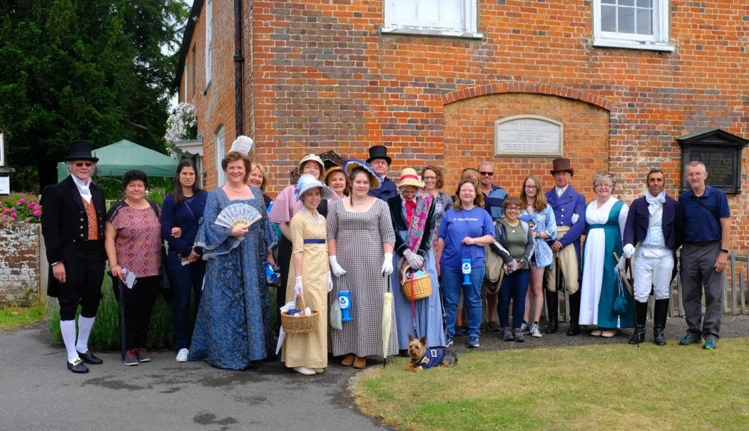 Our first Jane Austen Walk/Parade for Literacy in 2018. Credit: Tony Grant