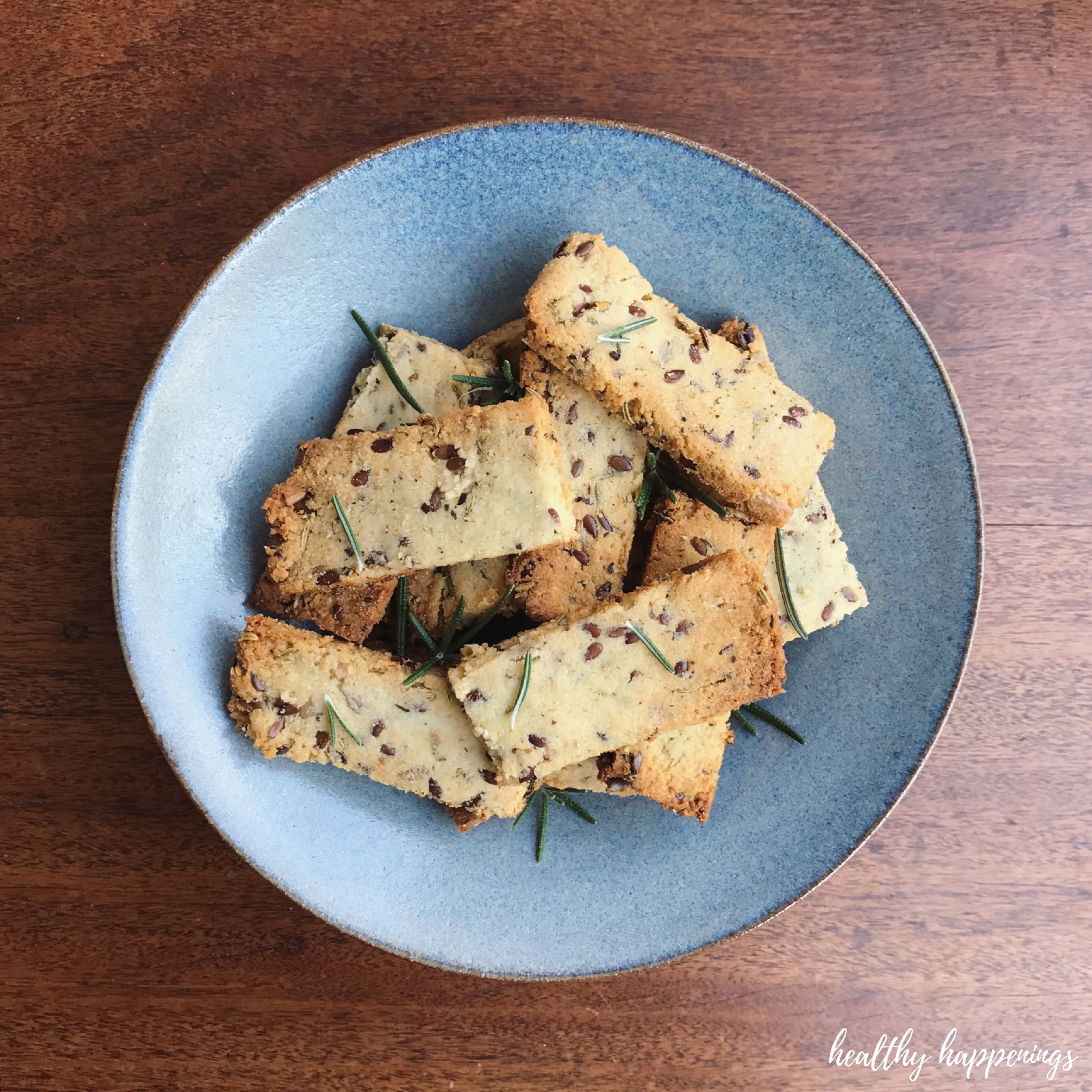 Peppered Fennel Rosemary Snackers
