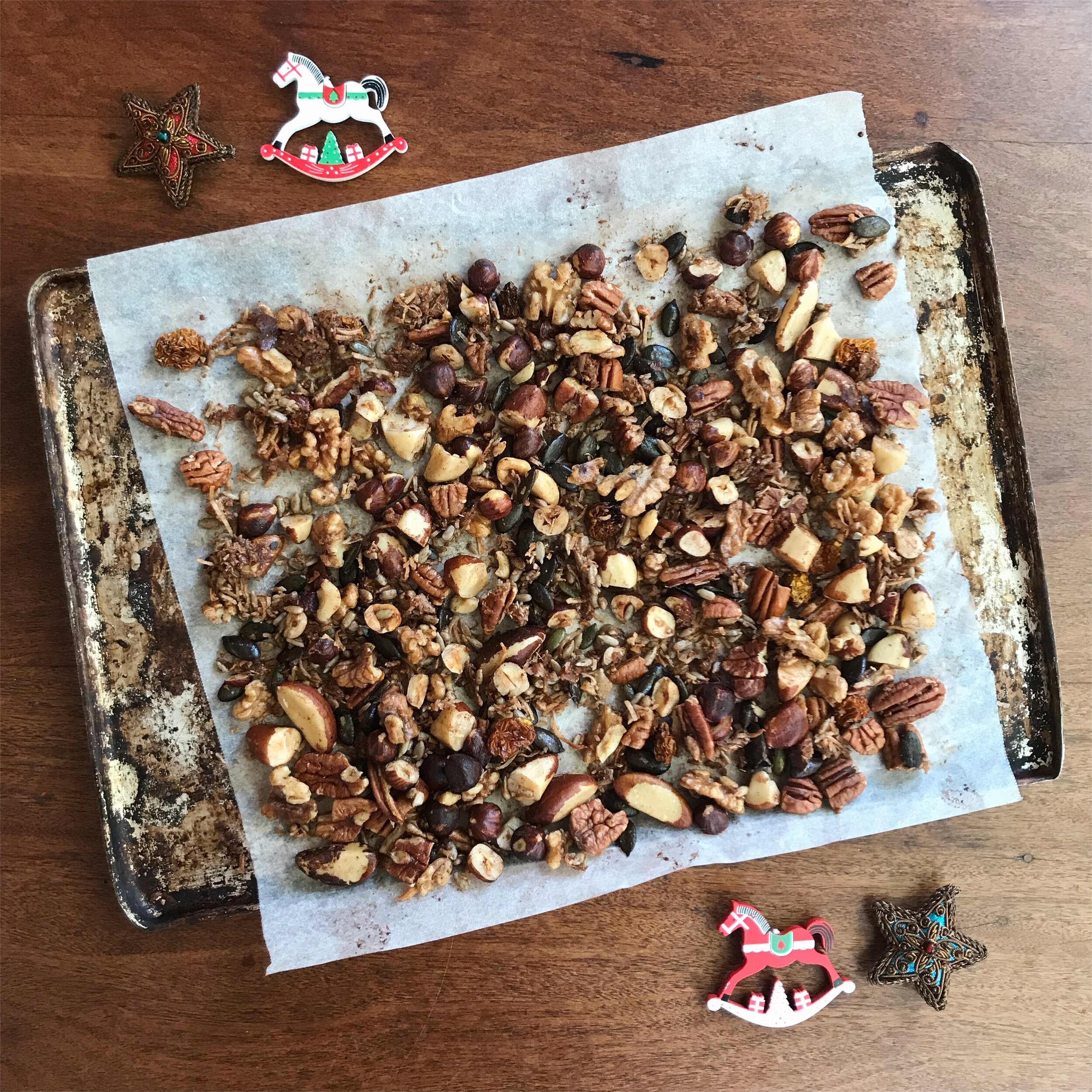 Christmas Ginger Spiced Nut Mix