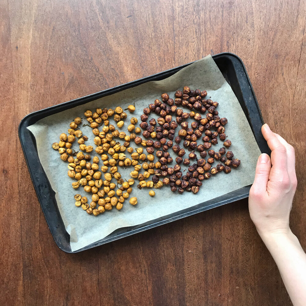 Roasted Chickpeas - Two Ways