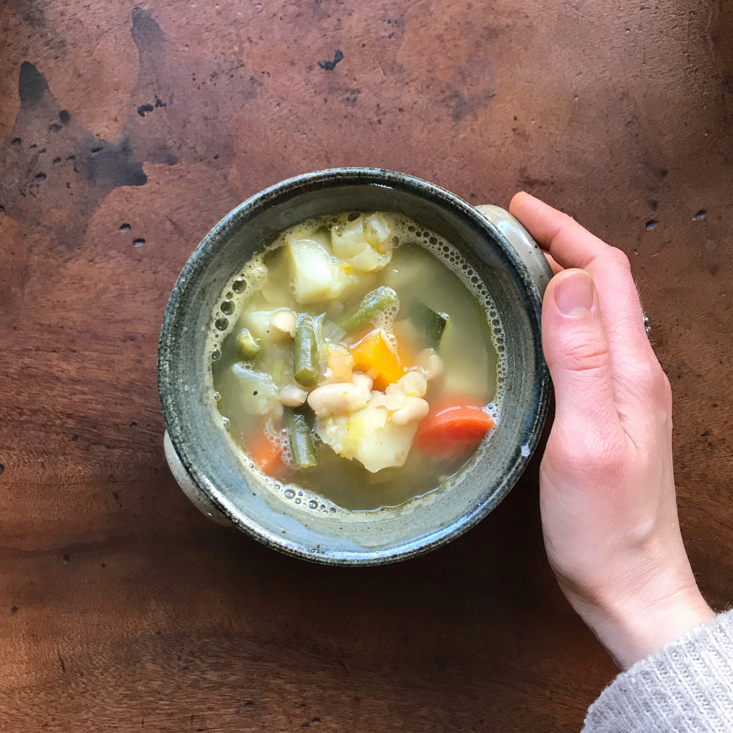 Root Veggie and Bean Soup