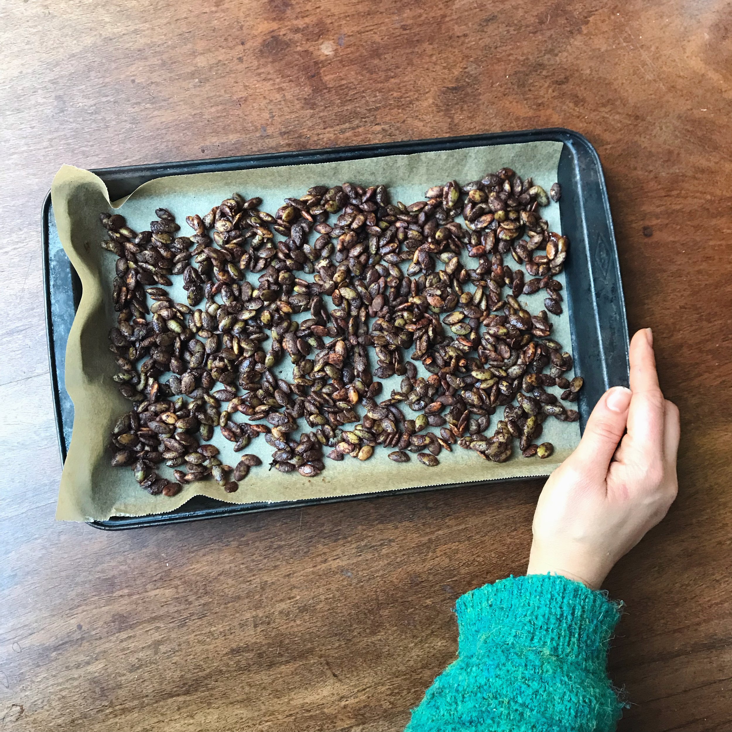 Chocolate Sea Salt Pumpkin Seeds