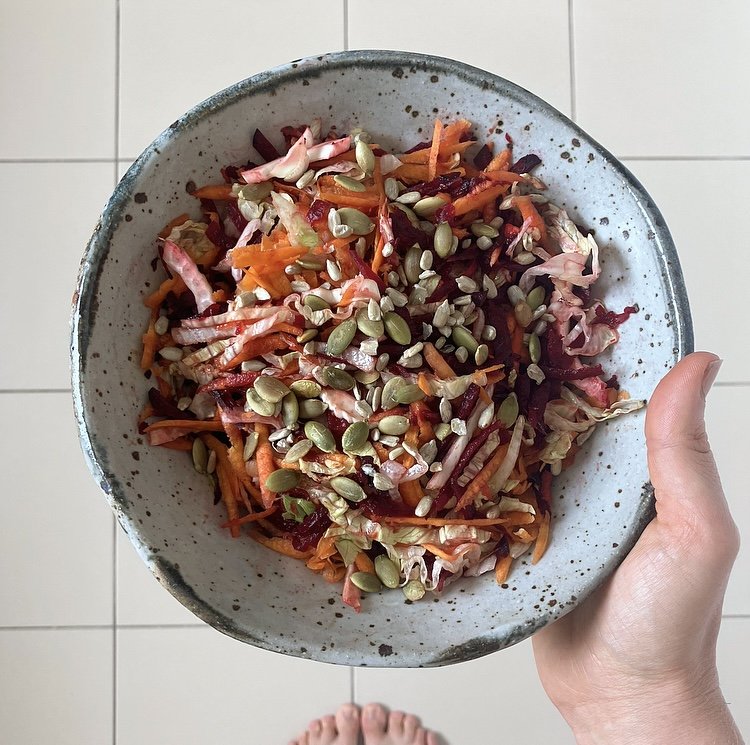 Beet, Carrot and Fennel Slaw